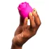 ROMP Rose - vibrator za klitoris s valovima zraka - silikon - roza