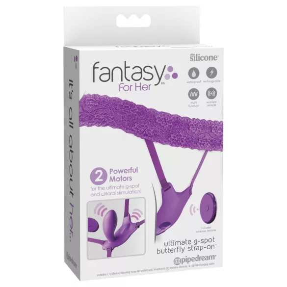 Pipedream Fantasy For Her - nosivi vibrator s ugrađenom G-točkom (ljubičasti)