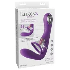   Fantasy For Her - vibrator za G-točku i klitoris s 4 motora - ljubičasti