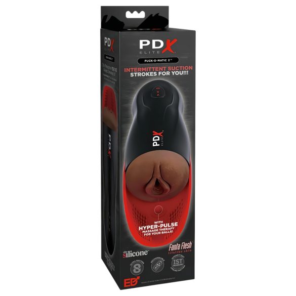 PDX Elite Fuck-O-Matic 2 - Punjivi, usisni masturbator s umjetnom vaginom