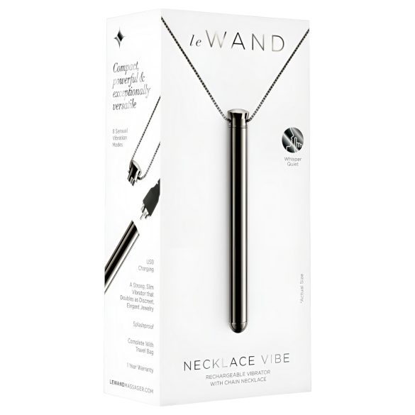 le Wand - luksuzni vibrator privjesak - (crna)