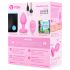 b-vibe srcoliki - akumulatorski analni vibrator s daljinskim (ružičasti)