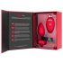b-vibe srce - bežični analni vibrator s punjenjem (crveni)