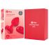 b-vibe srce - bežični analni vibrator s punjenjem (crveni)