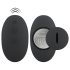 Crni Velvet Double F - remen analni vibrator (crni)