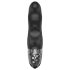 Mystim Hop Hop Bob E-Stim - crni elektro vibrator s punjivom baterijom
