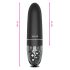 Mystim Sleak Freak E-Stim - punjivi elektro štapićni vibrator (crni)