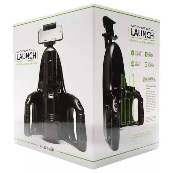 Fleshlight - univerzalni adapter za masturbator - crna