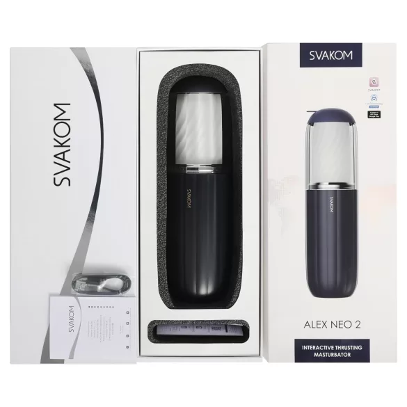 Svakom Alex Neo 2 - muški masturbator s automatskim pokretima - plavi