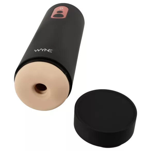 WYNE 08 - muški masturbator - automatski pokreti gore-dolje - crni