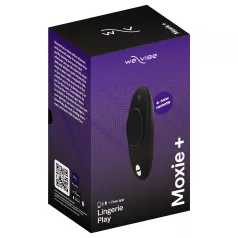   We-Vibe Moxie+ - vibrator za klitoris s daljinskim upravljačem - crni