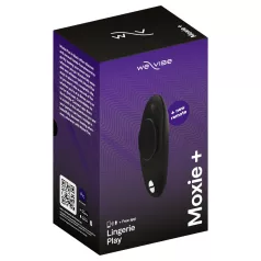   We-Vibe Moxie+ - nosivi klitoralni vibrator s aplikacijom i daljinskim upravljačem (crni)