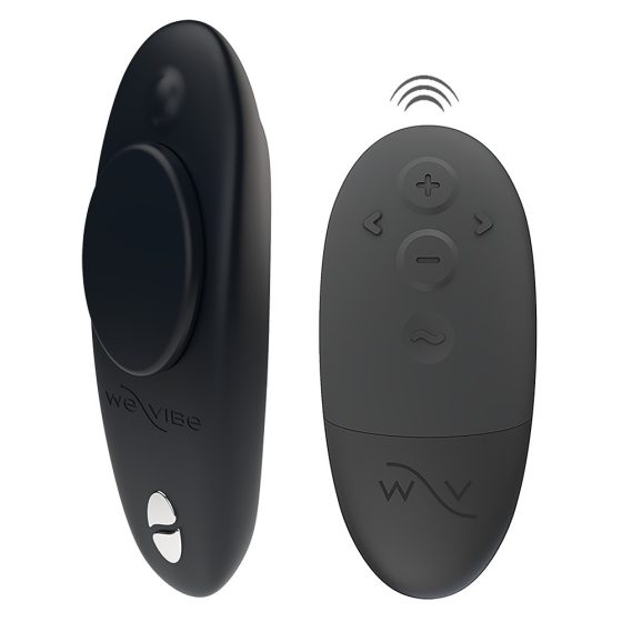 We-Vibe Moxie+ - punjivi, bežični, pametni vibrator za klitoris (crni)
