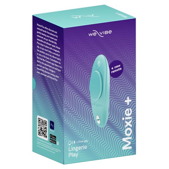 We-Vibe Moxie+ - punjivi, bežični, pametni vibrator za klitoris (tirkiz)