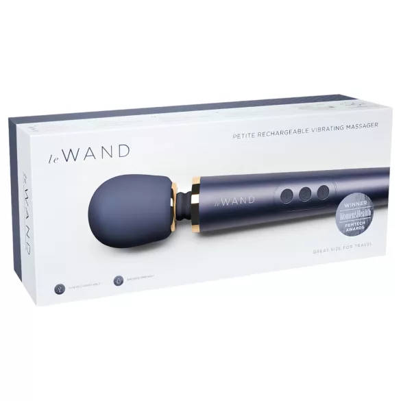 Le Wand Petite - masažer vibrator na baterije - plava