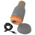 Rebel - vodootporni masturbator (prirodno-sivi)