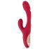 Smile - vibrator s jezičkom i klitoralnom ručkom (crveni)