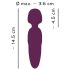 You2Toys Petite - mala crvena bežična masažna vibrator četkica