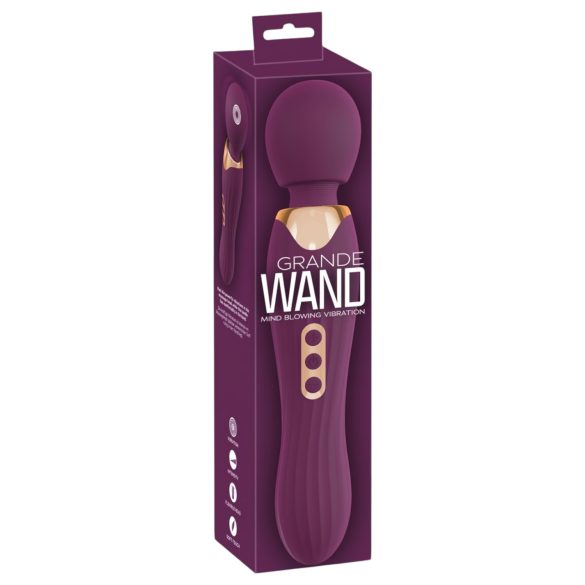 You2Toys Grande - masažni vibrator na punjenje - crvena
