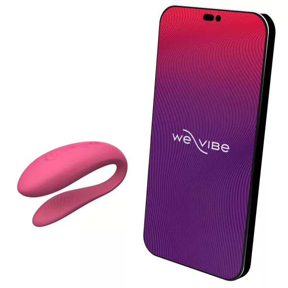 We-Vibe Sync Lite - vibrator za parove s daljinskim upravljanjem - roza
