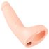 Realistixxx Double Fucker - crni analni dildo za pričvršćivanje