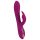 Javida - 3u1 rotirajući vibrator s perlicama (ljubičasti)