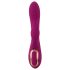 Javida - 3u1 rotirajući vibrator s perlicama (ljubičasti)