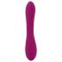 Javida - 3u1 rotirajući vibrator s perlicama (ljubičasti)