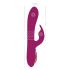 Javida - 3u1 rotirajući vibrator s perlicama (ljubičasti)