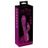 Javida - 3u1 rotirajući vibrator s perlicama (ljubičasti)