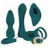 Couples Choice - 4u1 daljinski vibrator (tirkiz)