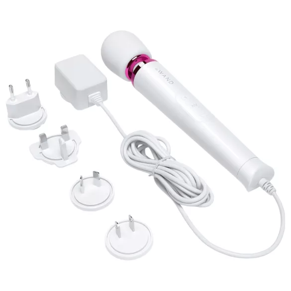 Le Wand Petite Plug-In - masažer s vibratorom za tijelo - bijeli