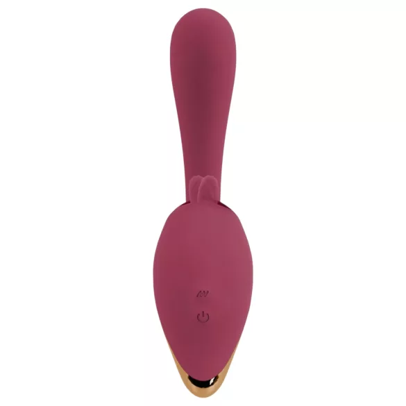 Javida - vibrator s jezikom 2u1 - crvena