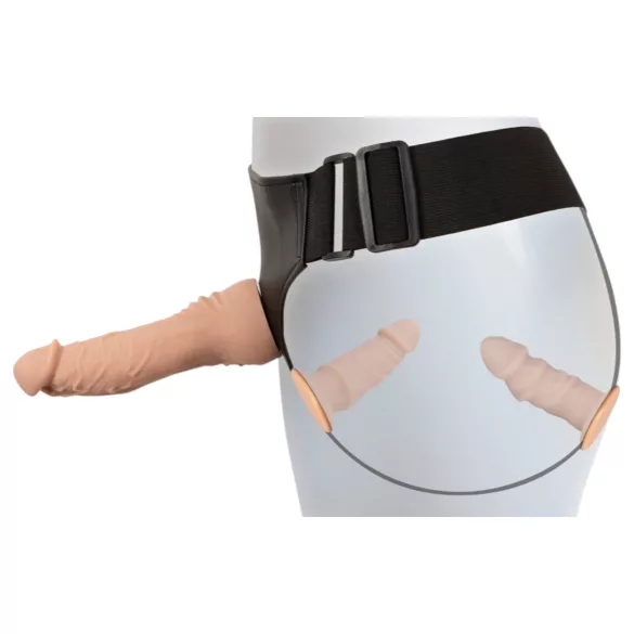 You2Toys - set za vezivanje s dildom - natur