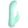 Cuties Mini 4 - vodootporni zeleni zec vibrator punjiv baterijama