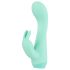Cuties Mini 4 - vodootporni zeleni zec vibrator punjiv baterijama
