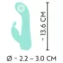 Cuties Mini 4 - vibrator zeko, vodootporan, punjivi - zeleni