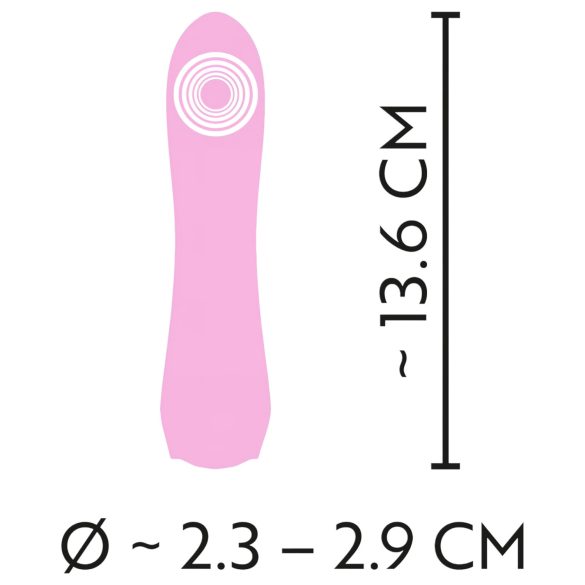 Cuties Mini 4 - bežični, vodootporni vibrator (ružičasti)