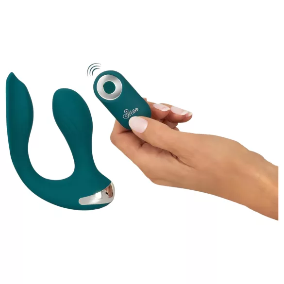 Couples Choice - vibrator za parove - hands-free, nosivi - tirkiz