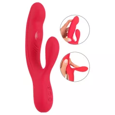Smile - Vibrator zeca s 3 motora - punjivi - crveni
