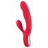 Smile Thumping Rabbit - akumulatorski vibrator s 3 motora (crveni)