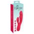 Smile Thumping Rabbit - akumulatorski vibrator s 3 motora (crveni)