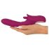 Javida Licking & Thrusting - jezičasti vibrator s funkcijom potiskivanja (ljubičasti)