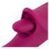 Javida Licking & Thrusting - jezičasti vibrator s funkcijom potiskivanja (ljubičasti)