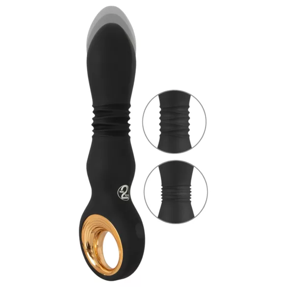 Eternal - vibrator s jakim potiskivanjem - crni