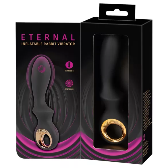 Eternal - napuhavajući G-točka vibrator (crni)
