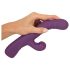 Javida - 3u1 zeko vibrator (ljubičasti)
