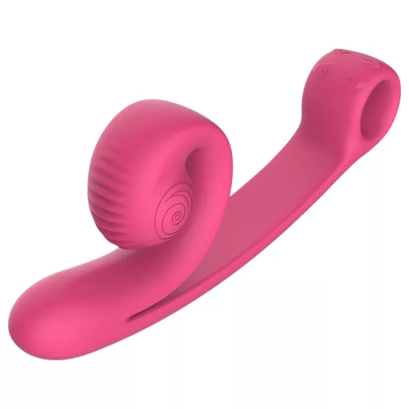 Snail Vibe Curve - vibrator za klitoris i penetraciju - 2u1 - rozi