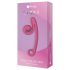 Snail Vibe Curve - 2u1 klitoris vibrator (ružičasti)