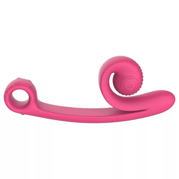 Snail Vibe Curve - vibrator za klitoris i penetraciju - 2u1 - rozi